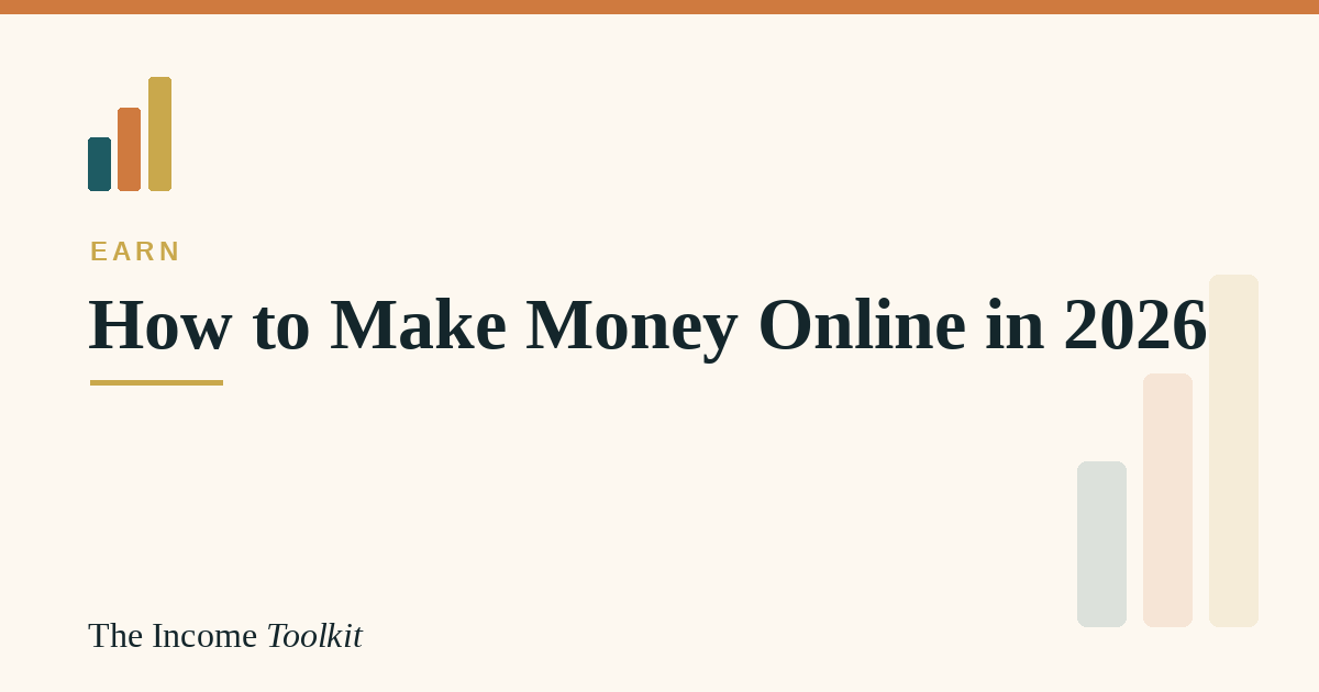 How to make money online in 2026 - The Income Toolkit