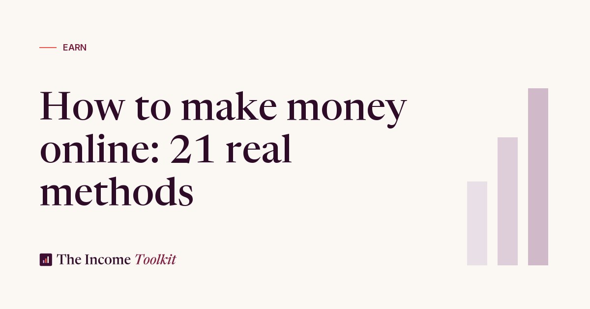 How to make money online in 2026 - The Income Toolkit