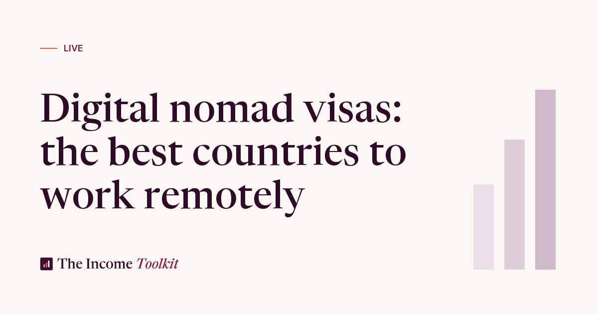 Digital nomad visas 2026 best countries to work remotely - The Income Toolkit